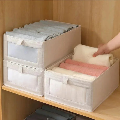 Visible Wardrobe Storage Organizers Box