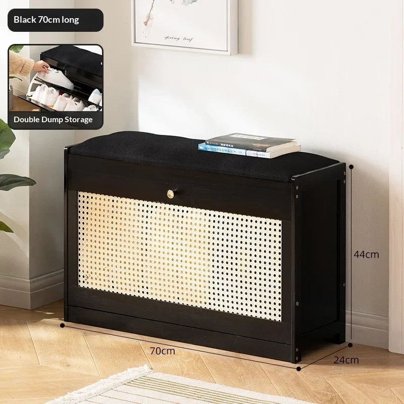 Modern Entryway Shoe Bench Storage