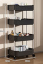 Mobile Storage Rack Trolley Kitchen Bathroom Bedroom Multi Storey Snacks Storage Rack with Wheels Organizer Home Accessories
