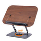 NEW Acrylic Book Stand with Storage for Reading Adjustable Book Holder with 360° Rotating Base Foldable Desktop Riser Stand