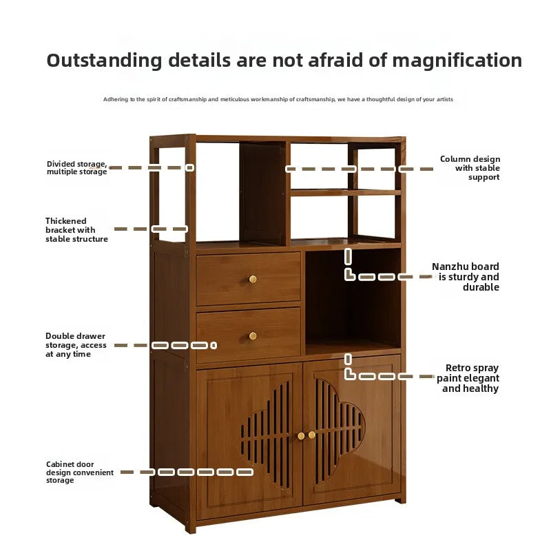 Tea cabinet storage locker