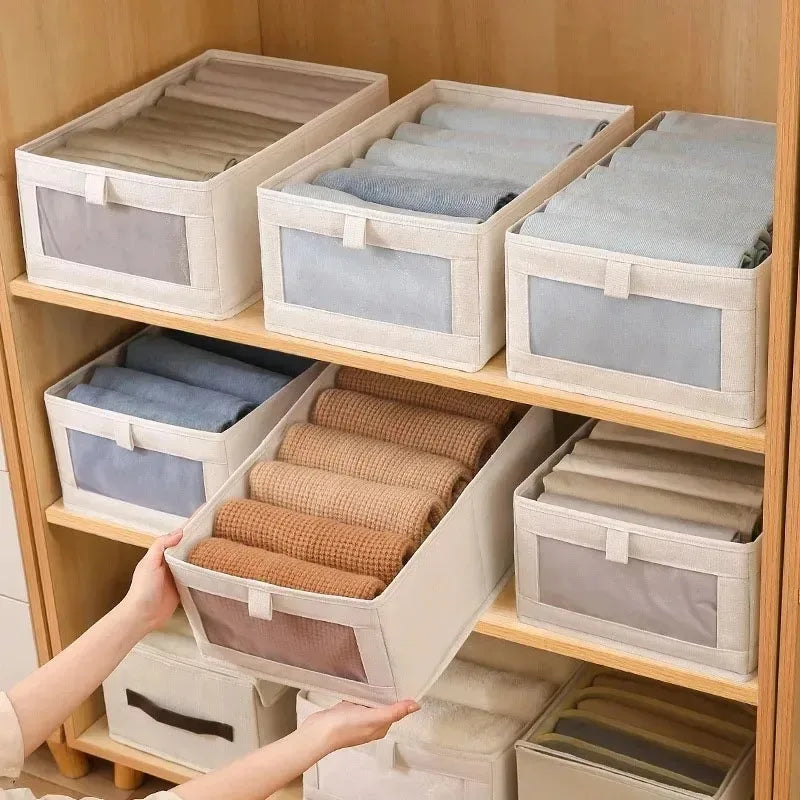 Visible Wardrobe Storage Organizers Box