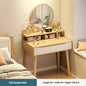 New Chinese style light luxury dressing table, bedroom dressing table, simple small-sized makeup storage desk, integrated dressi