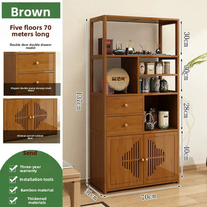 Tea cabinet storage locker