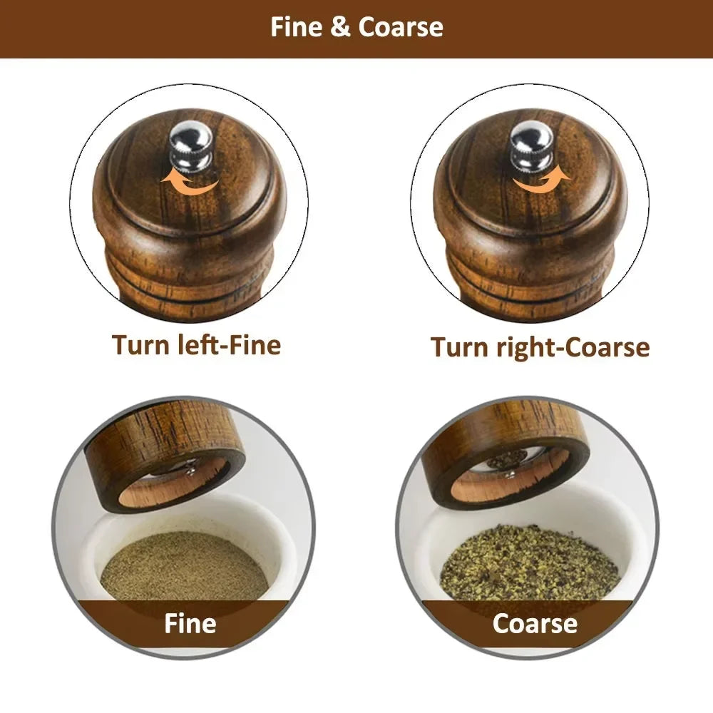 Salt/Pepper/Chili Wood Grinder