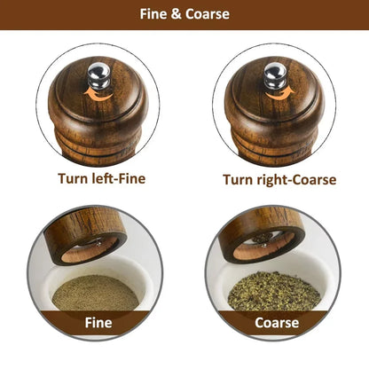 Salt/Pepper/Chili Wood Grinder