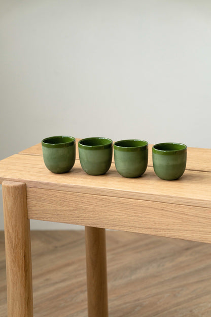 Green - Porcelain Espresso Cup