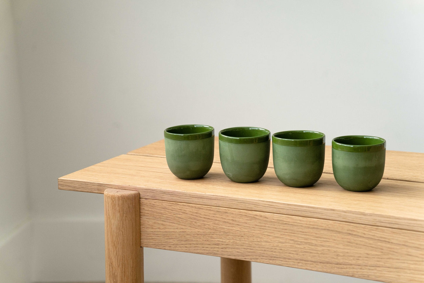 Green - Porcelain Espresso Cup