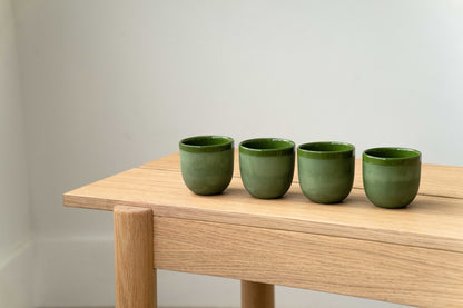 Green - Porcelain Espresso Cup