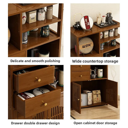 Tea cabinet storage locker