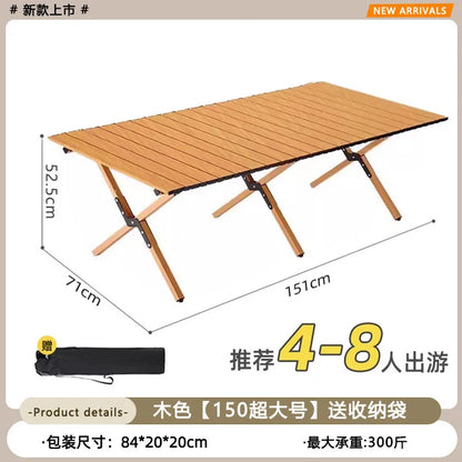 Portable Wooden Picnic Table