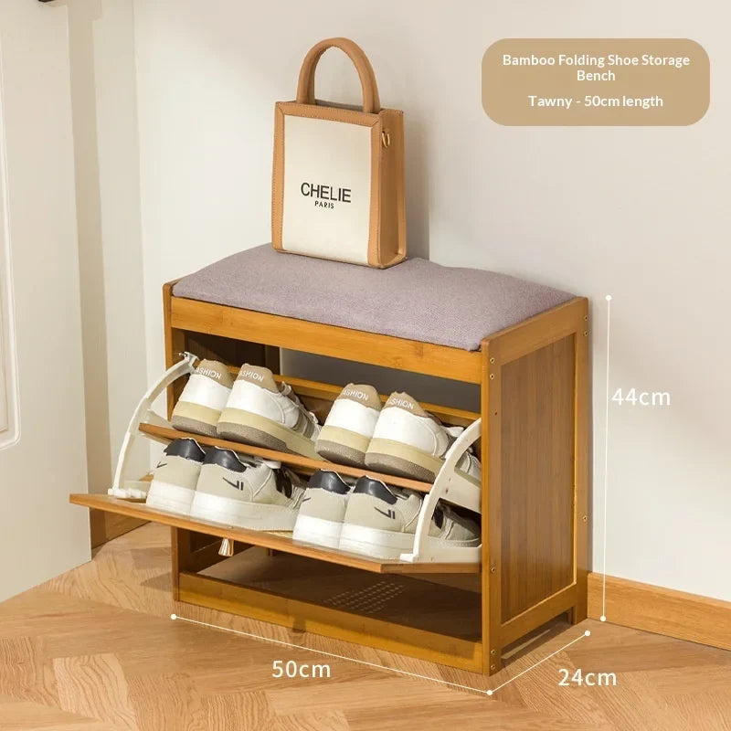Modern Entryway Shoe Bench Storage