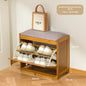 Modern Entryway Shoe Bench Storage