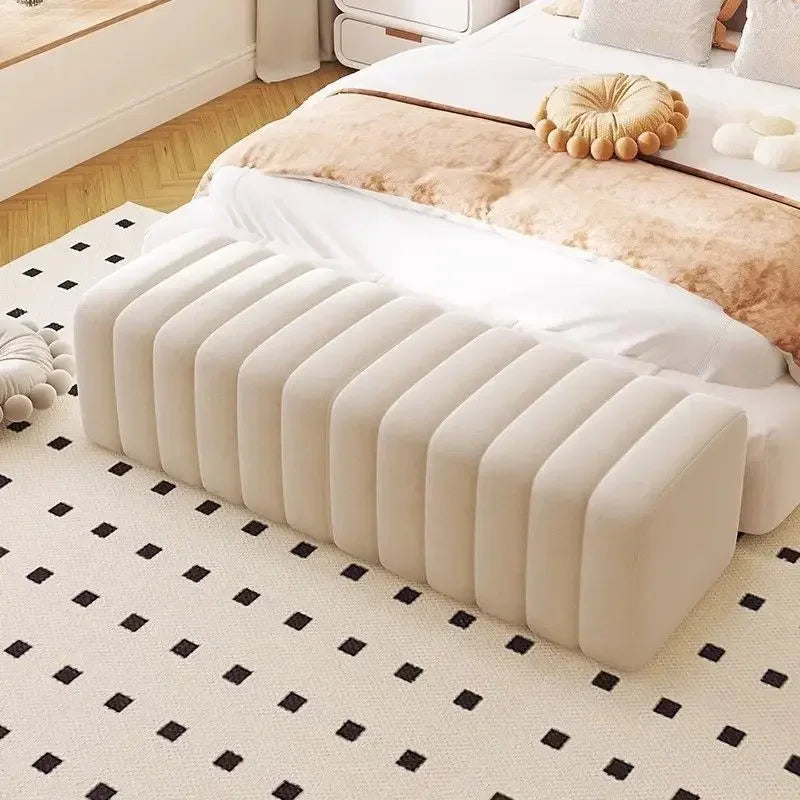 Bed end stool, shoe changing stool & dressing room bench