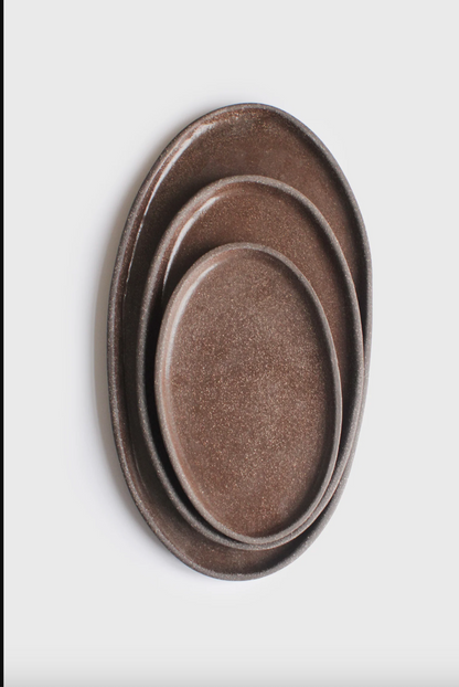 Pumpernikel - Oval Stoneware Serving Platter