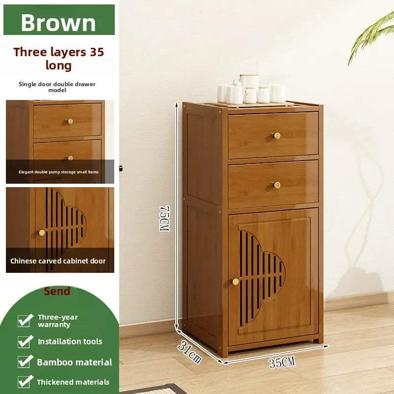 Tea cabinet storage locker