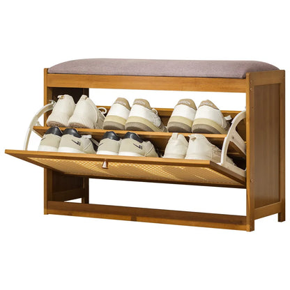 Modern Entryway Shoe Bench Storage