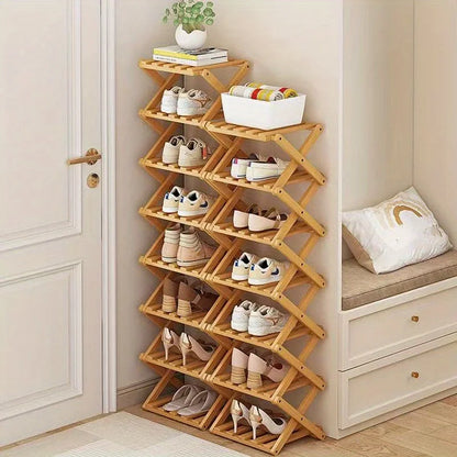 Foldable Space Saving Shelves for Home and Bedroom