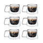 200ML Espresso Cup Heat-Resistant Double Glass Cup