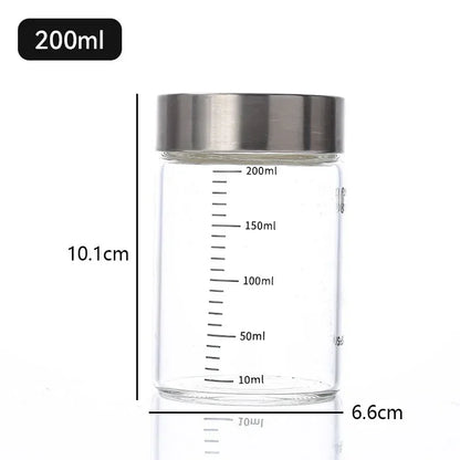 Glass Bottles with Scale