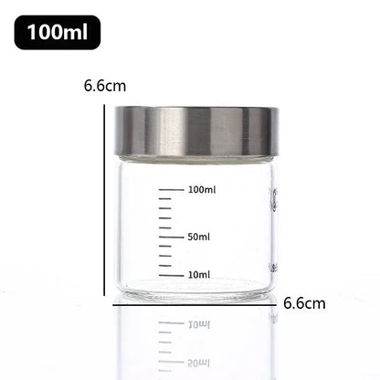 Glass Bottles with Scale