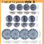 Japanese - style blue and white hand - painted 4.5 - inch ceramic bowl, retro - style rice bowl for home use.