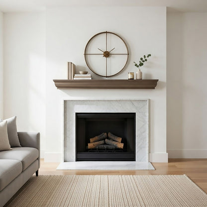 Shaker Fireplace Mantel Shelf – Real Wood