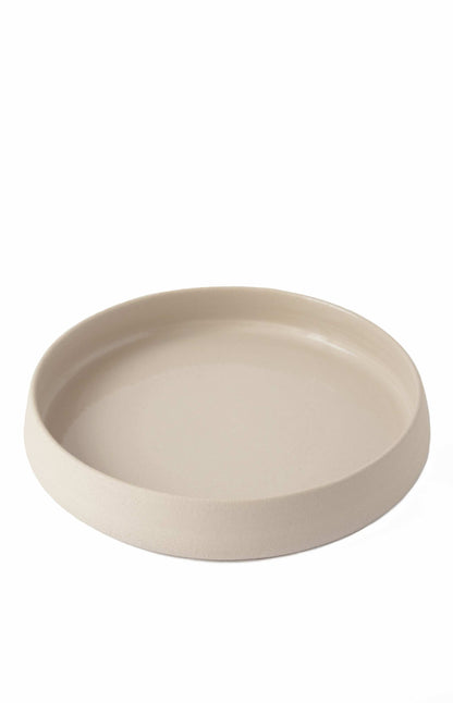 Transparent Glaze Stoneware Dinner Plates with High Sides