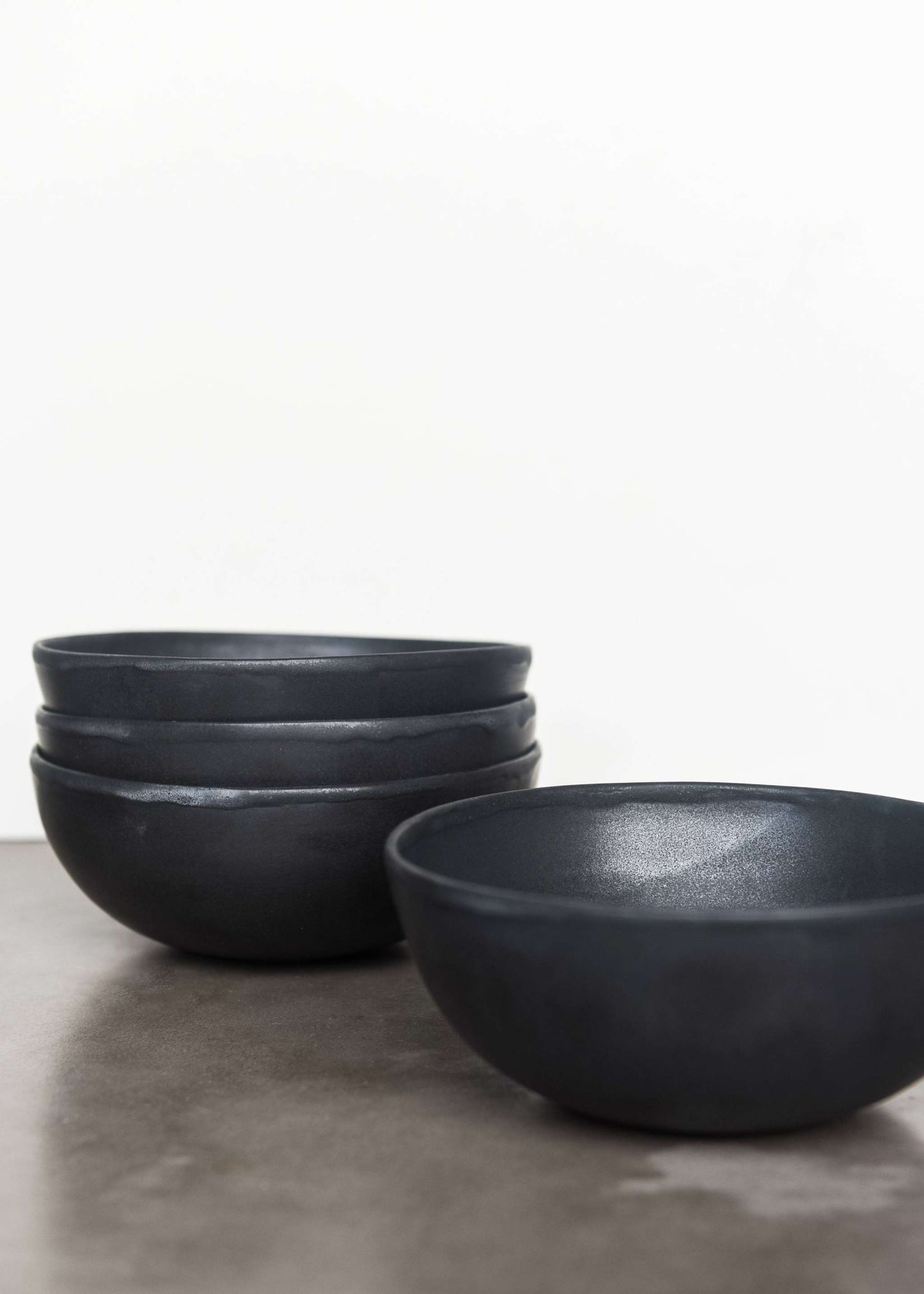 Black - Stoneware Bowl