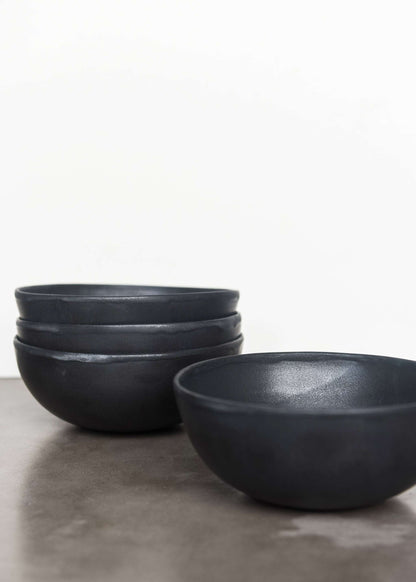 Black - Stoneware Bowl