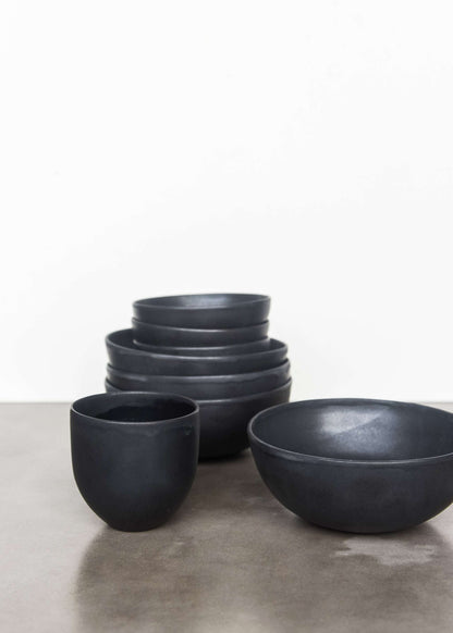 Black - Stoneware Bowl