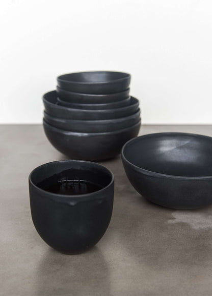 Black - Stoneware Bowl
