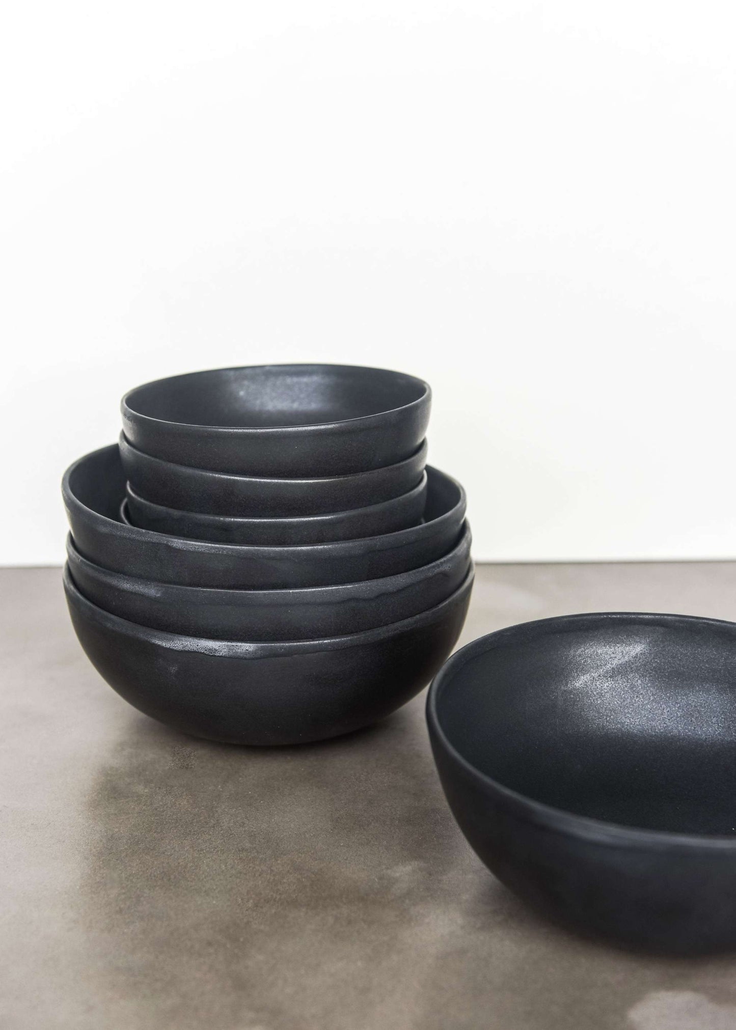 Black - Stoneware Bowl
