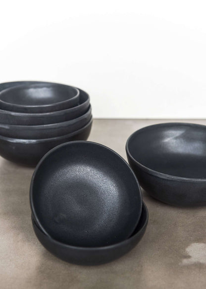 Black - Stoneware Bowl