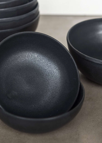 Black - Stoneware Bowl