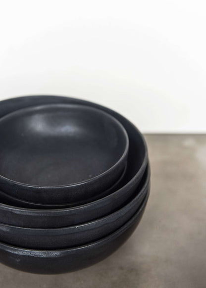 Black - Stoneware Bowl