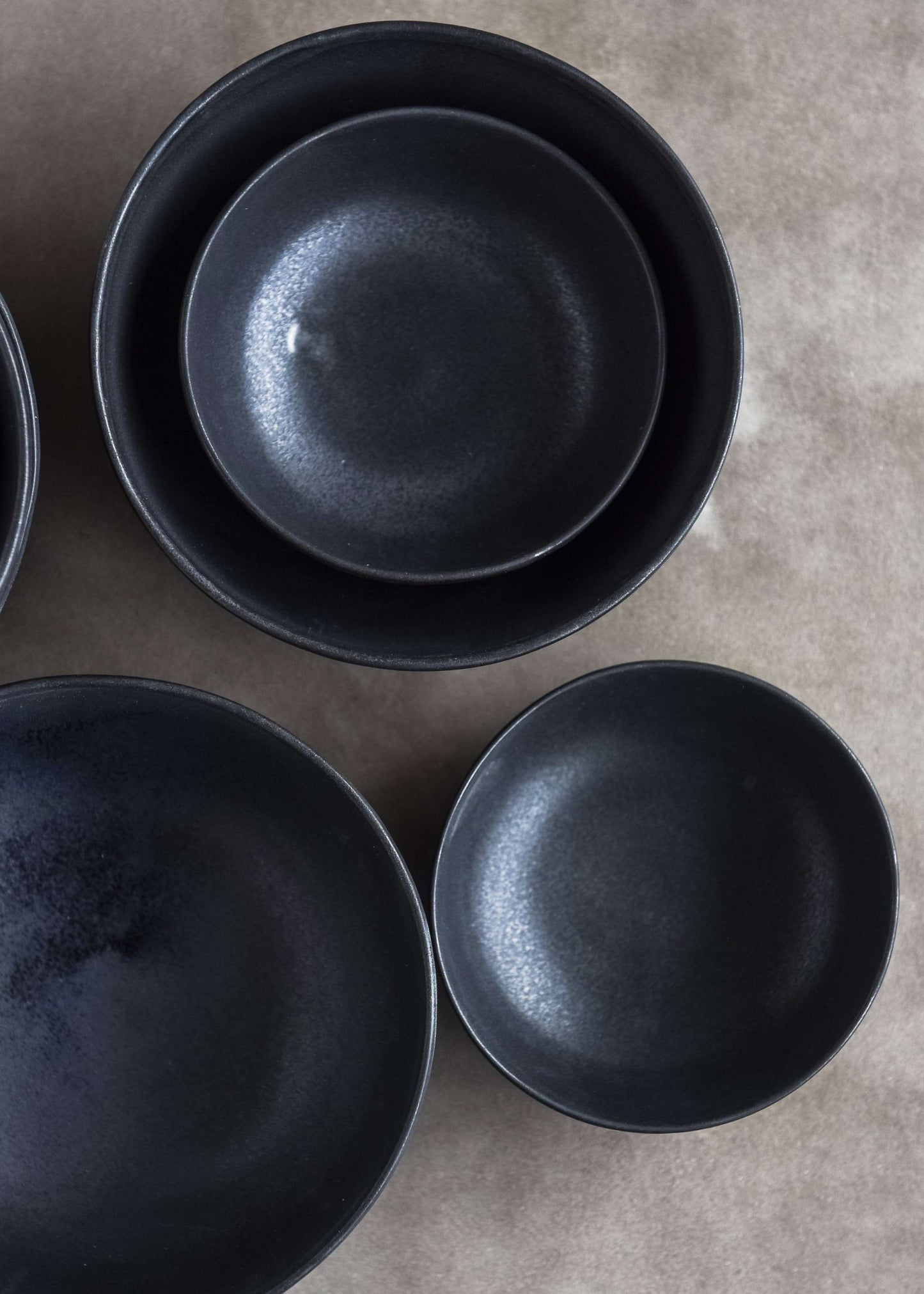 Black - Stoneware Bowl