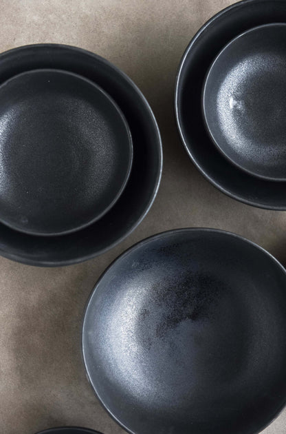 Black - Stoneware Bowl
