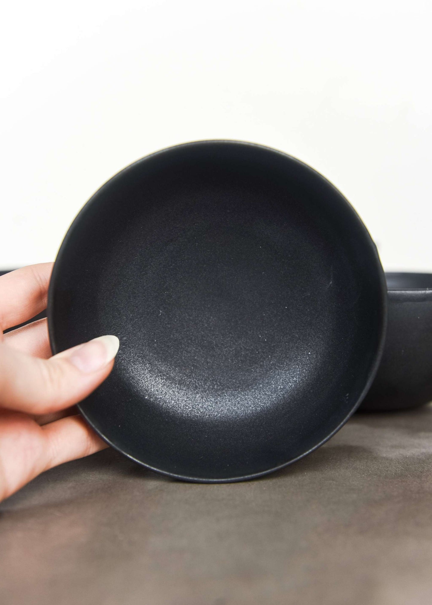 Black - Stoneware Sauce Bowl