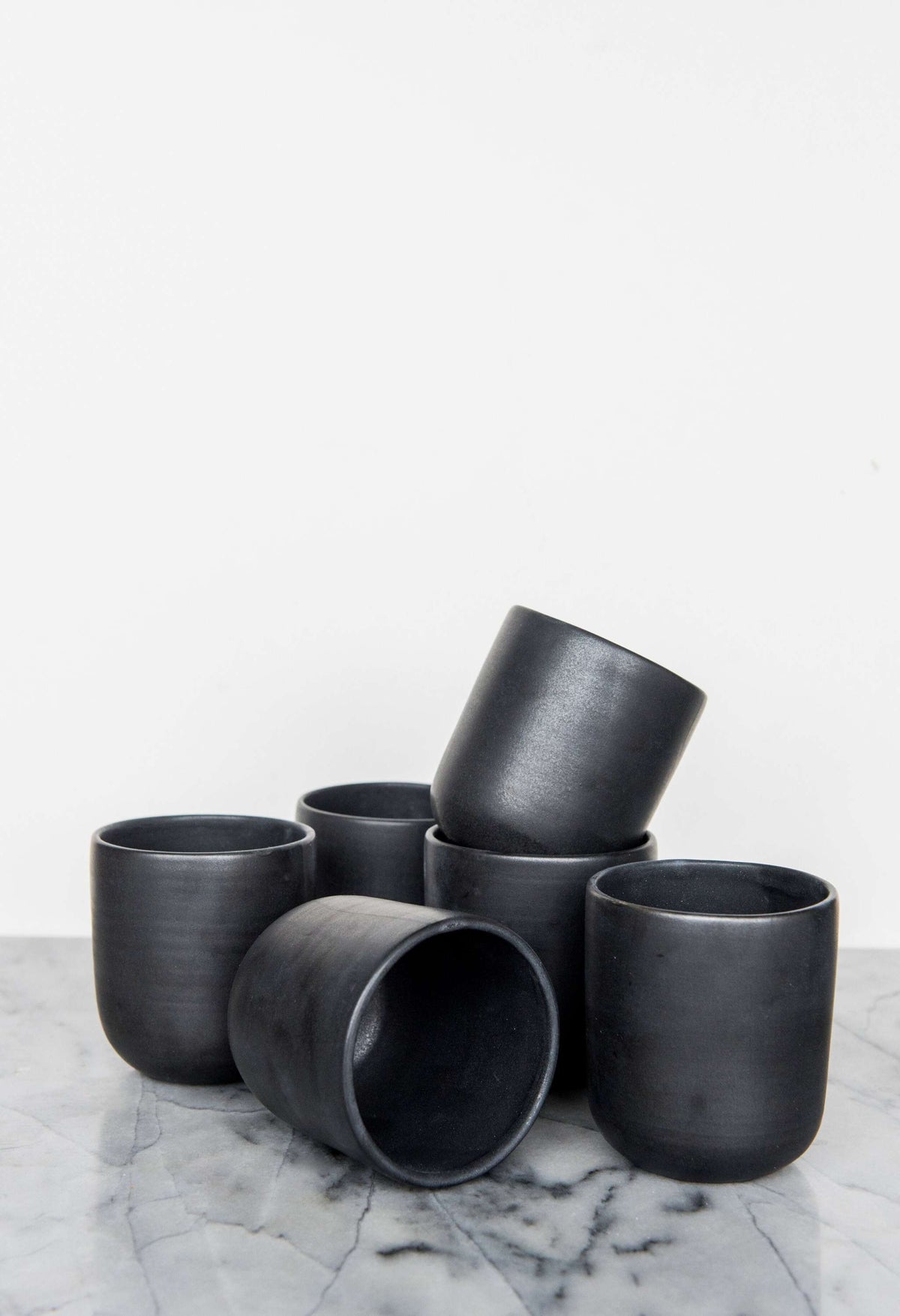 Black Matte - Stoneware Coffee and Tea