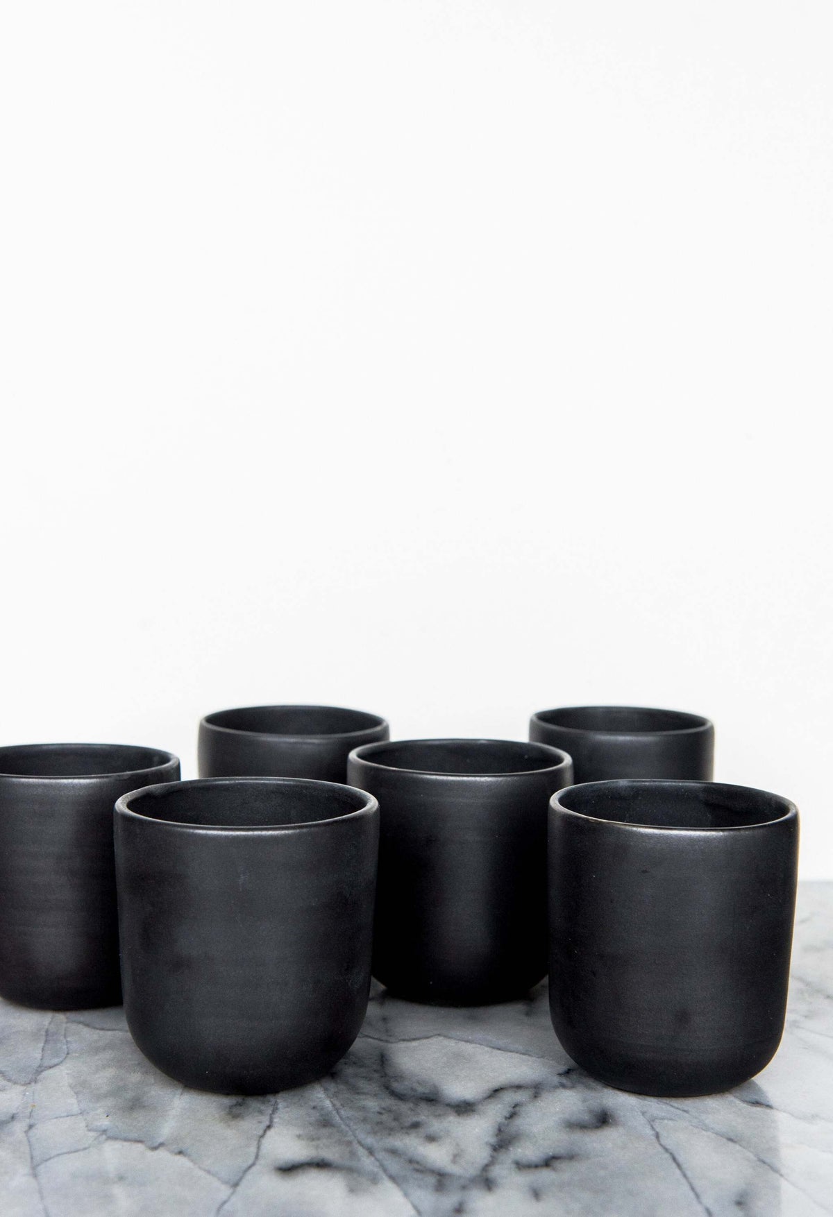 Black Matte - Stoneware Coffee and Tea