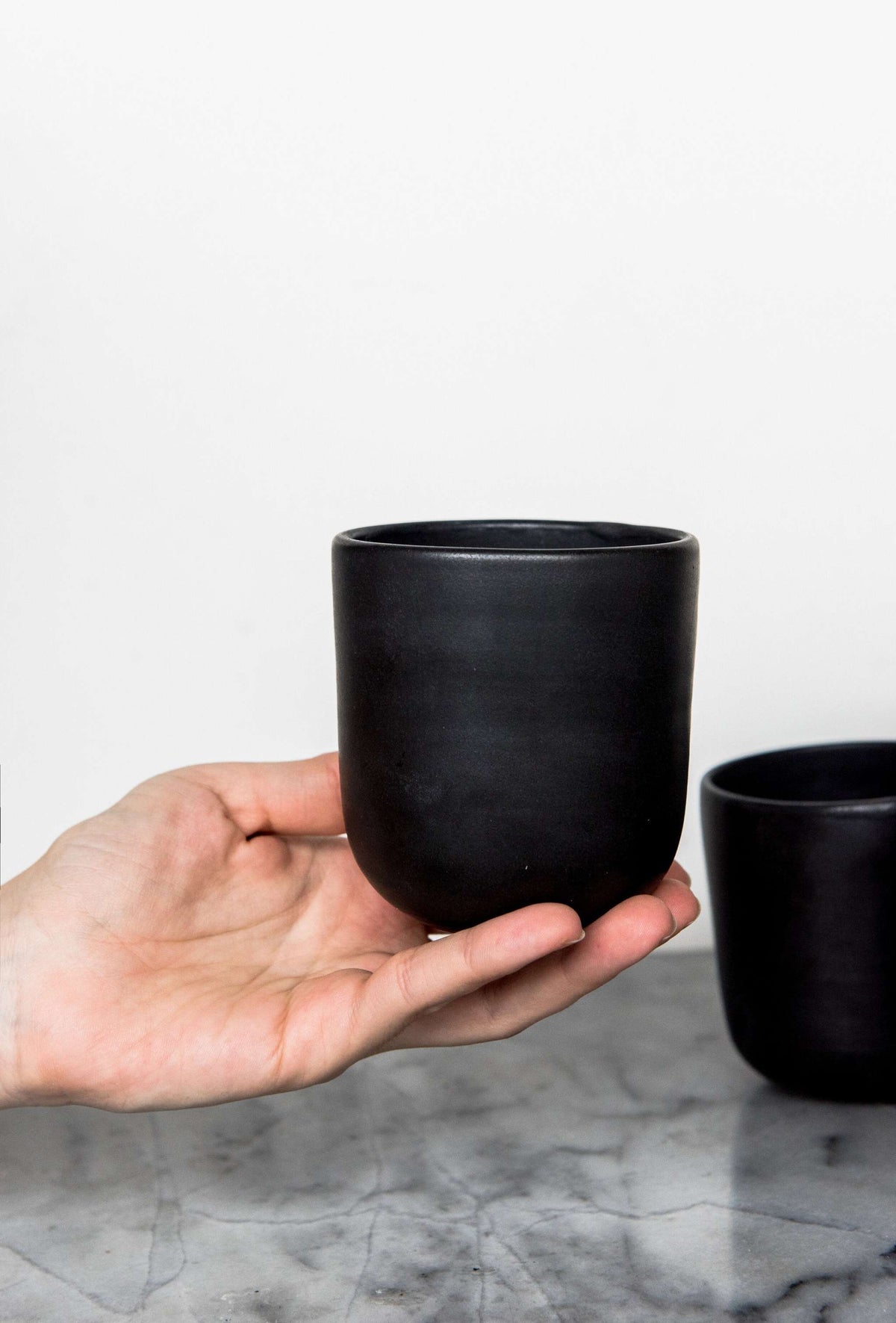 Black Matte - Stoneware Coffee and Tea