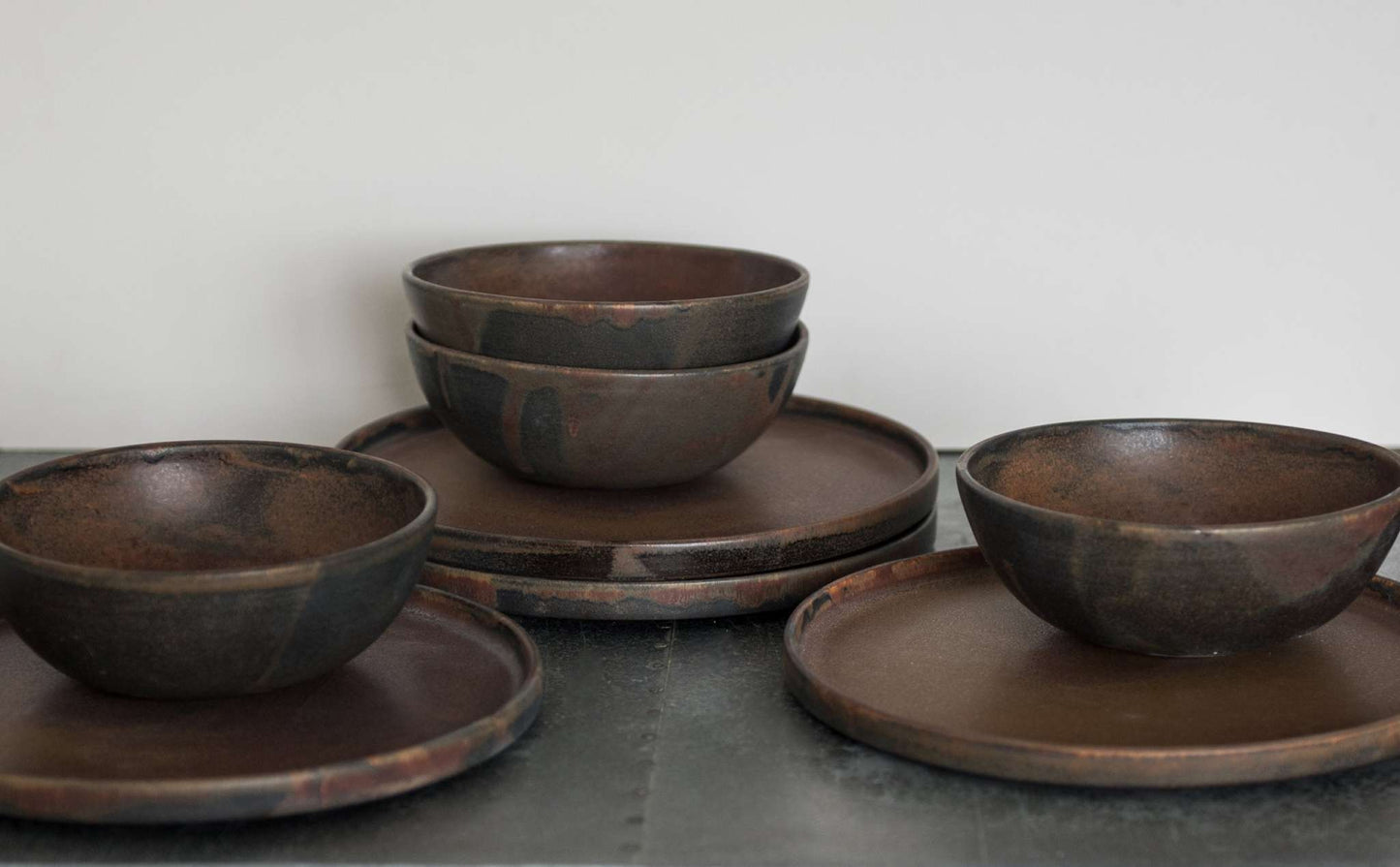 Rust - Stoneware Soup Bowl