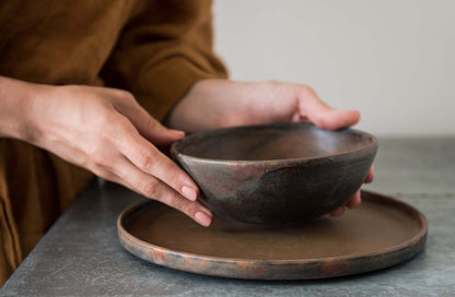 Rust - Stoneware Soup Bowl