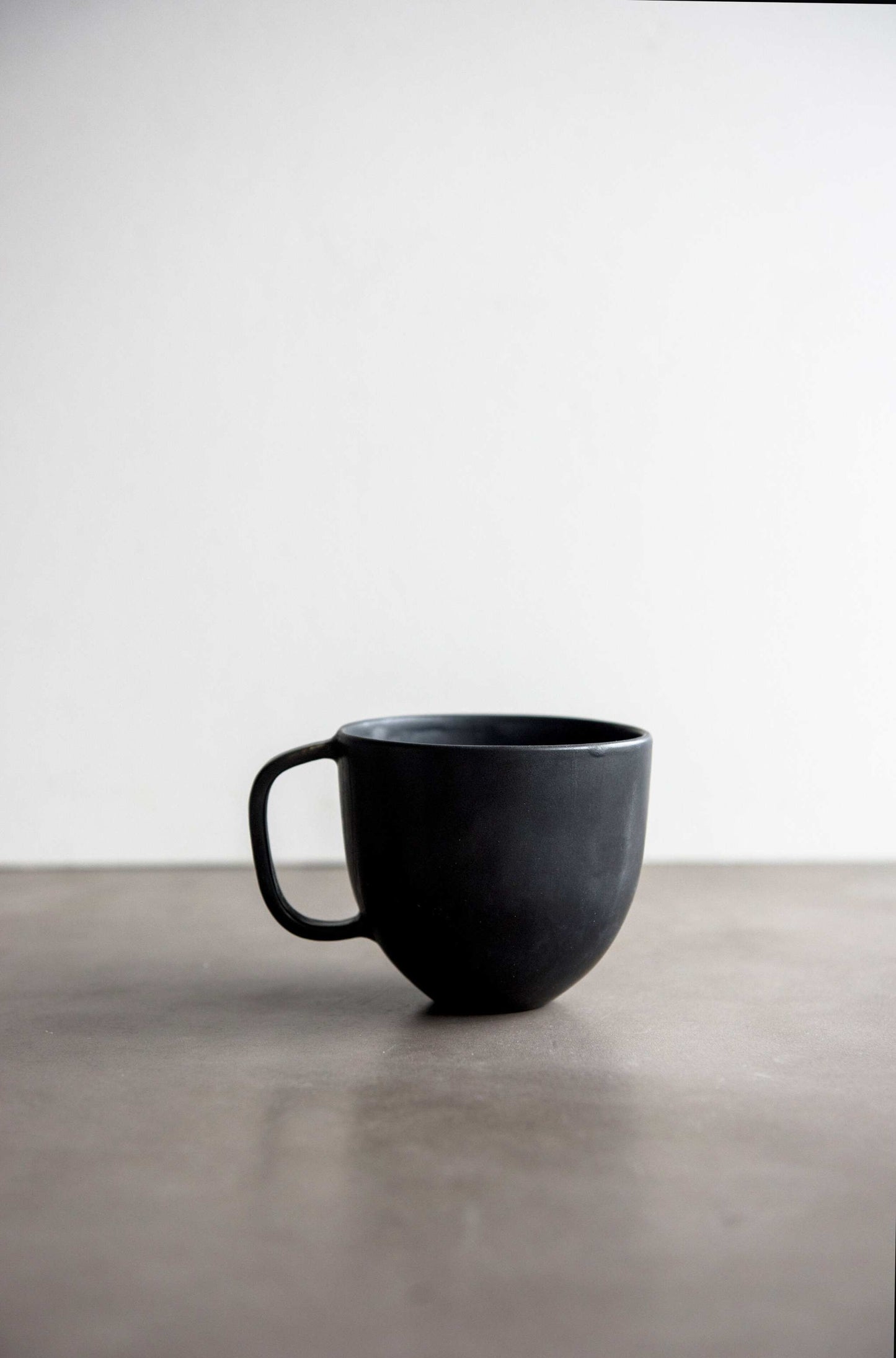 Black - Stoneware Coffee Mug