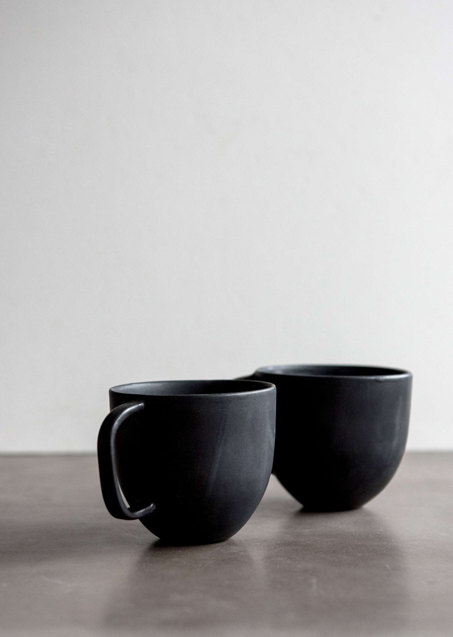 Black - Stoneware Coffee Mug