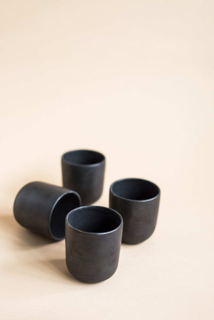 Black Matte - Stoneware Coffee and Tea