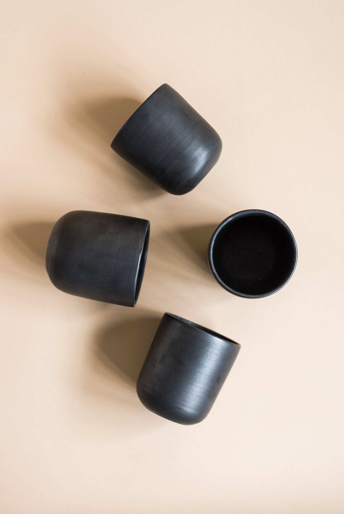 Black Matte - Stoneware Coffee and Tea