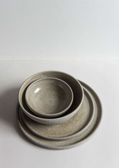 Concrete - Stoneware Dinner Plates