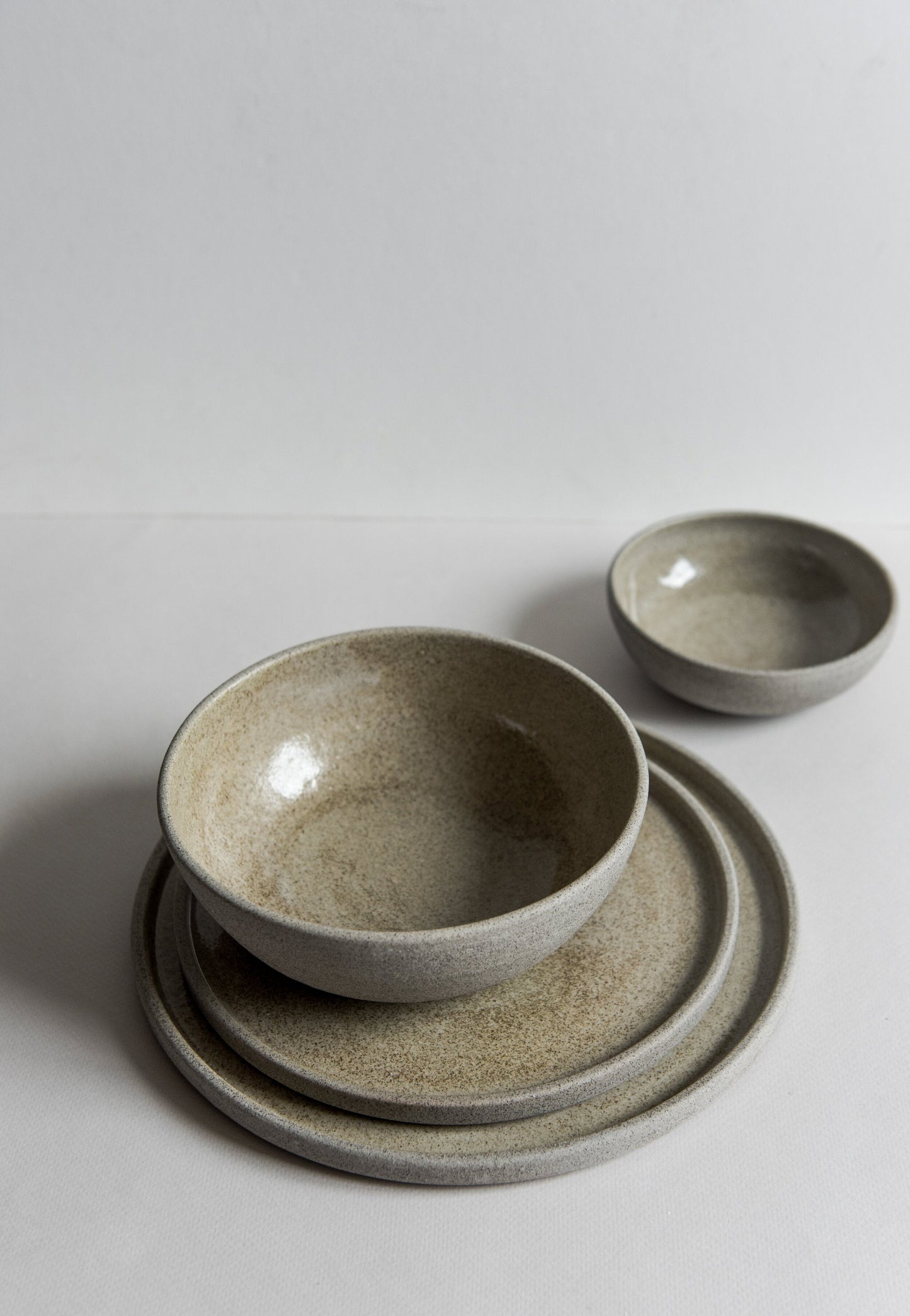Concrete - Stoneware Dinner Plates